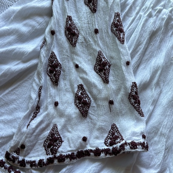 Free People Ivory Diamond Tunic Dress or Top - Picture 5 of 12